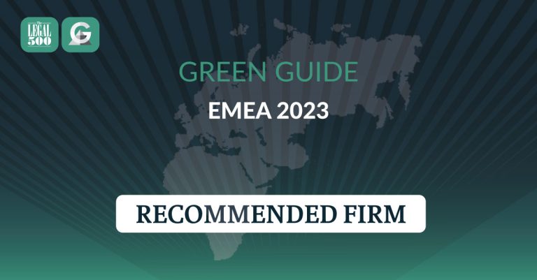 TGS Baltic recognized by the Legal500 as a top law firm in the Baltic States for its role in the green transition