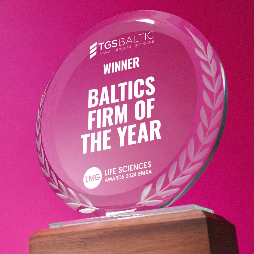 TGS Baltic secures its third consecutive recognition as the Baltic Law Firm of the Year at the Life Sciences Awards!