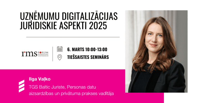 Uzņēmumu digitalizācijas juridiskie aspekti 2025