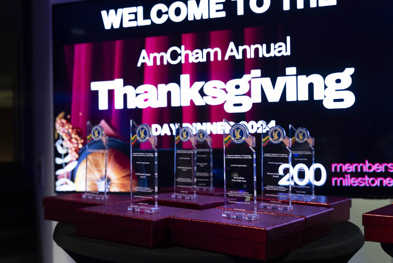 TGS Baltic Honored with “Outstanding Supporter” Award at U.S. Thanksgiving Celebration